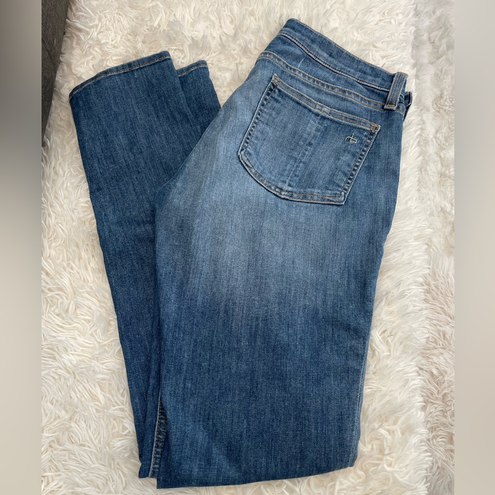 RAG & BONE WOMENS 29 PRESCOTT SEXY SKINNY JEANS 5-POCKET STYLE CLASSIC MED WASH